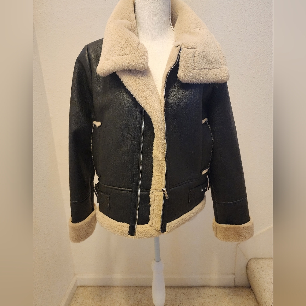 Korean brand shearling coat